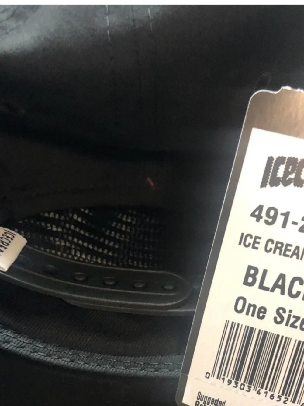 New Era Black and White Golf Snapback Hat